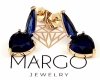 gold plated earrings with exclusive cubic zirconia