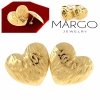 gold earrings made of stainless steel