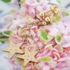 gold earrings made of stainless steel