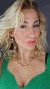 gold earrings made of stainless steel