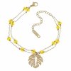 BRACELET GOLD CELEBRITY STAINLESS STEEL