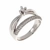 gold ring 18,60mm. gold-plated engagement xuping