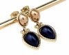 gold earrings made of stainless steel