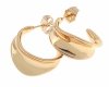 gold plated earrings with exclusive cubic zirconia