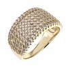gold ring 18,60mm. gold-plated engagement xuping