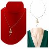 GOLD CHAIN NECKLACE celebrity STAINLESS STEEL