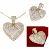 gold pendant 18k shiny xuping