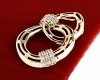 gold pendant 18k shiny xuping