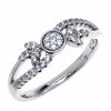 gold ring 18,60mm. gold-plated engagement xuping