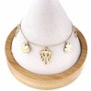 BRACELET GOLD CELEBRITY STAINLESS STEEL