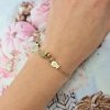 BRACELET GOLD CELEBRITY STAINLESS STEEL