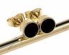 gold earrings made of stainless steel