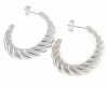 gold plated earrings with exclusive cubic zirconia