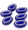 Glass beads faceted strands