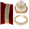 gold bracelet for a gold-plated leg