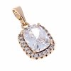 gold pendant 18k shiny xuping