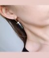 gold earrings made of stainless steel