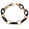 BRACELET GOLD CELEBRITY STAINLESS STEEL