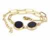BRACELET GOLD CELEBRITY STAINLESS STEEL