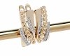 exclusive swarovski gold-plated earrings