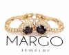 gold plated earrings with exclusive cubic zirconia