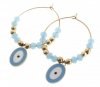 gold earrings made of stainless steel
