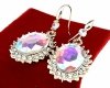 gold plated earrings with exclusive cubic zirconia