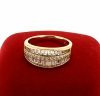 gold ring 18,60mm. gold-plated engagement xuping