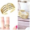 gold ring 17,00mm. gold-plated engagement xuping