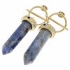 gold earrings made of stainless steel