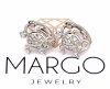 gold plated earrings with exclusive cubic zirconia