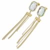 gold earrings made of stainless steel