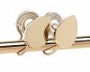 gold earrings made of stainless steel