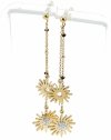gold earrings made of stainless steel
