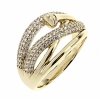 gold ring 18,60mm. gold-plated engagement xuping
