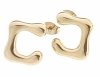 gold earrings made of stainless steel