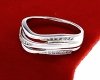 gold ring 18,60mm. gold-plated engagement xuping