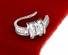 gold plated earrings with exclusive cubic zirconia