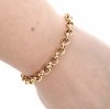 gold bracelet for a gold-plated leg