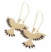 gold earrings made of stainless steel