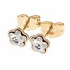exclusive swarovski gold-plated earrings