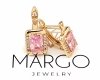 exclusive swarovski gold-plated earrings