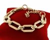 BRACELET GOLD CELEBRITY STAINLESS STEEL