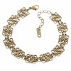 BRACELET GOLD CELEBRITY STAINLESS STEEL