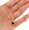 gold pendant 18k shiny xuping