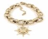 BRACELET GOLD CELEBRITY STAINLESS STEEL