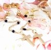 gold earrings made of stainless steel