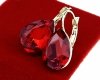 exclusive swarovski gold-plated earrings