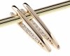 exclusive swarovski gold-plated earrings
