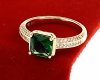 gold ring 18,60mm. gold-plated engagement xuping